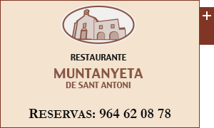 Restaurant Muntanyeta de Sant Antoni el Mirador de la Plana. Reservas 964 62 08 78